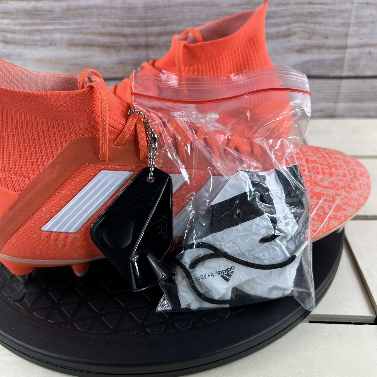 ⚽️Adidas Predator 19.1 SG Coral Soccer Metal Cleats (G25818
