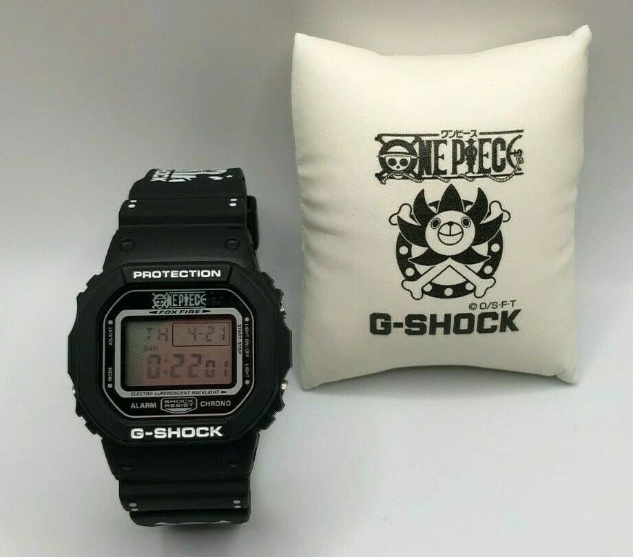 ONE PIECE Casio G-Shock DW-5600VT Watch MUGIWARA PIRATES Collaboration Rare