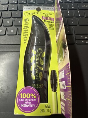 Physicians Formula Organic Wear Lash Boosting Mascara BLACK #7562. Brand New