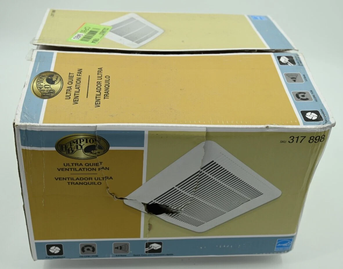 Hampton Bay 110 CFM Ceiling Bathroom Exhaust Fan 317898 | eBay