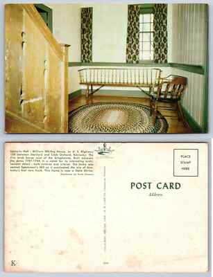 Vintage Postcard - Upstairs Hall - William Whitley House, Crab Orchard, Kentucky