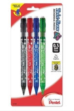 NEW 4-Pack Pentel Twist-Erase Up Eraser 0.5mm Mechanical Automatic Pencil school