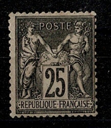 FRANCE STAMP TIMBRE YVERT N° 97 " SAGE  25c NOIR SUR ROSE " NEUF xx TTB  W782 - Photo 1/2