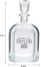 Colonel E.H. Taylor Collectible Whiskey Decanter