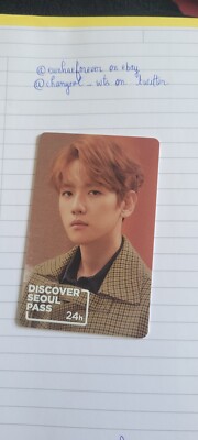 EXO ベッキョンDISCOVER SEOUL PASS ディスカバーソウルパス EXO ベッキョンDISCOVER SEOUL PASS ディスカバーソウルパス EXO