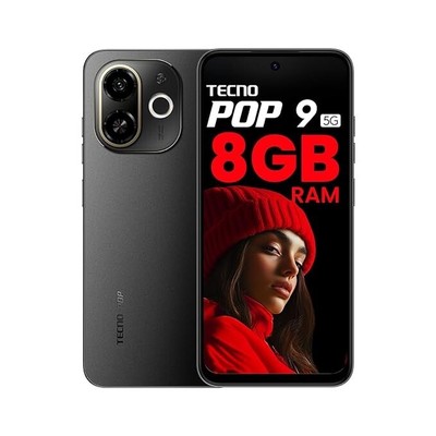 Tecno POP 9 5G Factory Unlocked,48MP Sony AI Camera,5000 mAh Battery