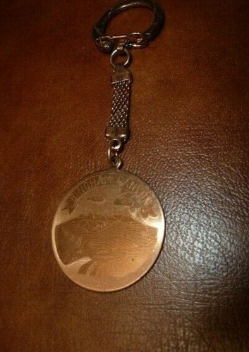Bingham Canyon Utah Copper Colored Keychain Key Chain - Picture 5 of 6