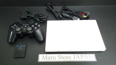 ''Region Free'' SONY Playstation 2 PS2 Slim Konsole SCPH-90000 Ceramic White