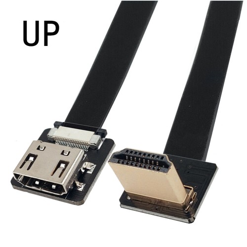 90 Grad abgewinkeltes FPV HDMI Stecker auf Buchse Kabel für Multicopter Luftaufnahmen - Bild 7 von 11