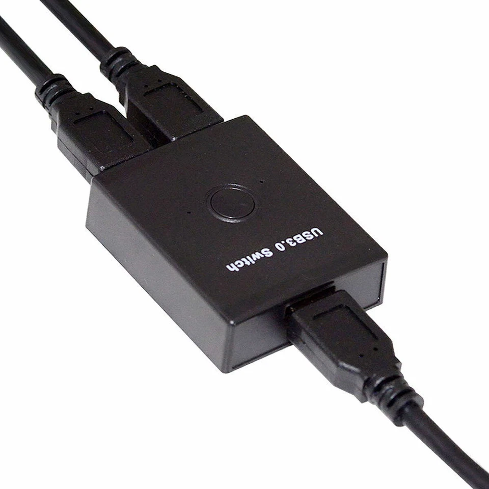 CY KVM USB 3.0 Bidirectional Switch Selector 2 to 1 PCs Sharing or 1 to 2 Hub - Image 4 of 4