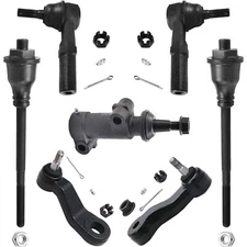 ASTARPRO 7pcs Front Tie Rods Inner And Outer Complete Kit Idler Arm And Pitma...