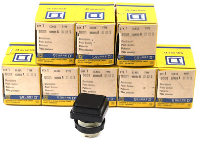 8 Stück Square D 9001 Series A D1 A2 S Drucktaste Druckknopftaste Druckknopf