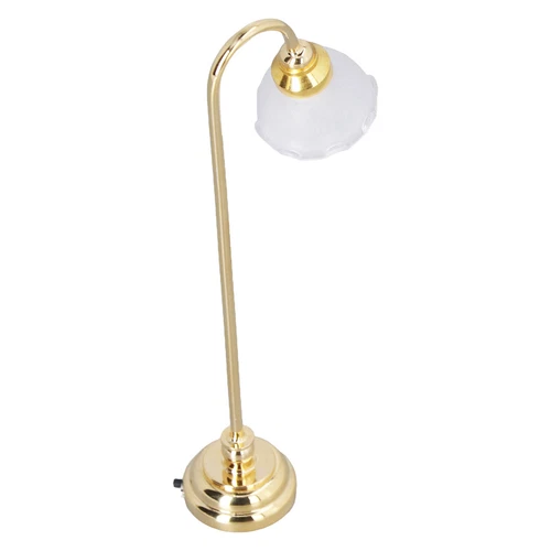 1/2x 1/12 für Puppenhaus Miniatur Tischlampe LED Licht Lampe Batterie Einsatz Dekor USA - Bild 7 von 21