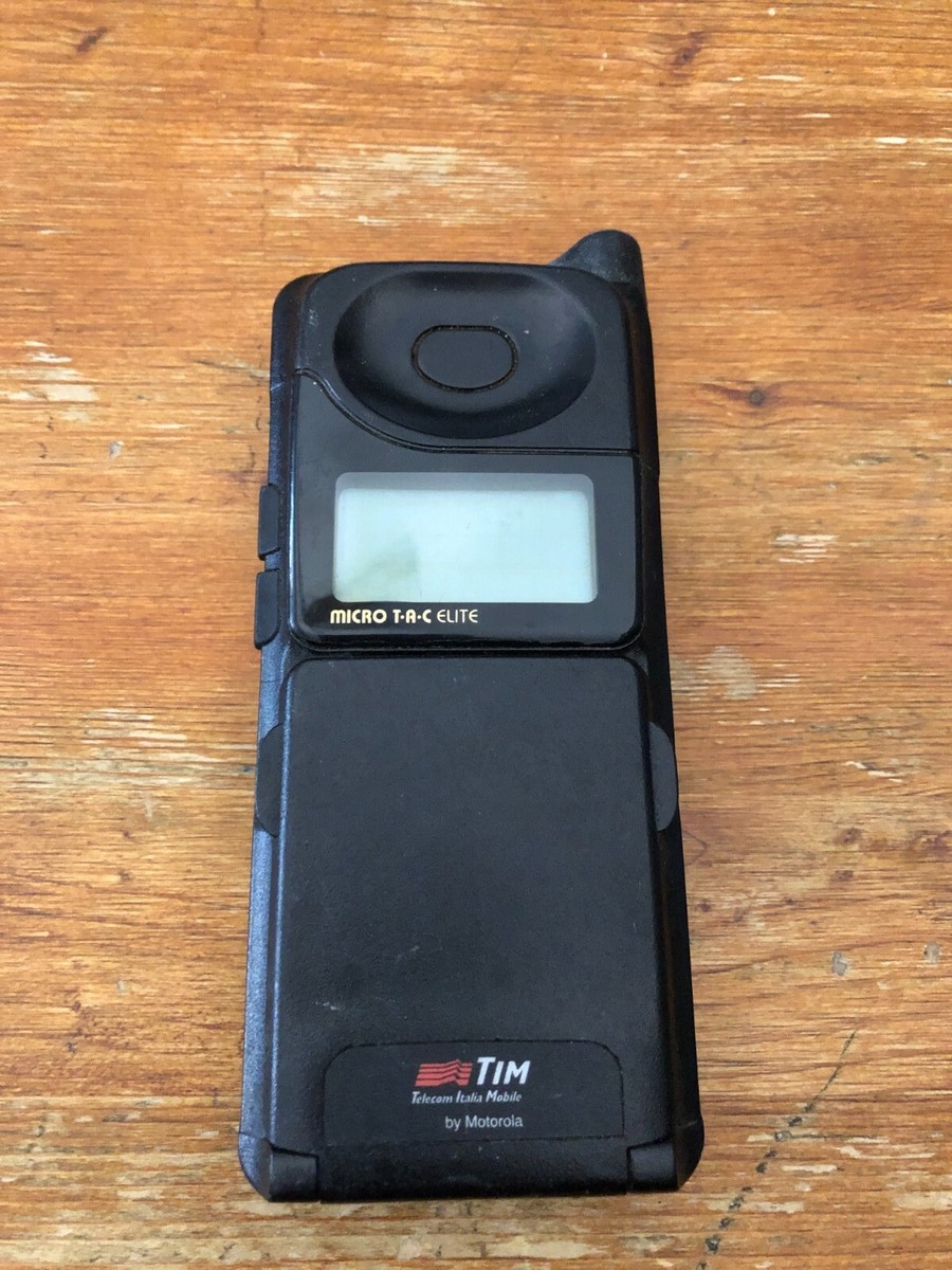 TELEFONO CELLULARE MICRO TAC MOTOROLA TIM TELEFONO VINTAGE