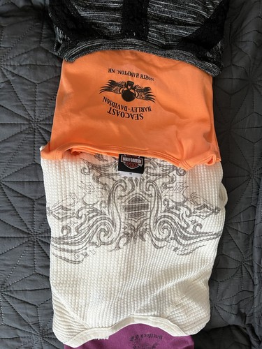WOMEN’S LOT OF 9 HARLEY DAVIDSON SHIRTS M - Picture 6 of 7