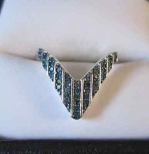 Wedding Band Ring 2.00Ct Round Cut Lab-Created Blue Topaz 14k White Gold Plated