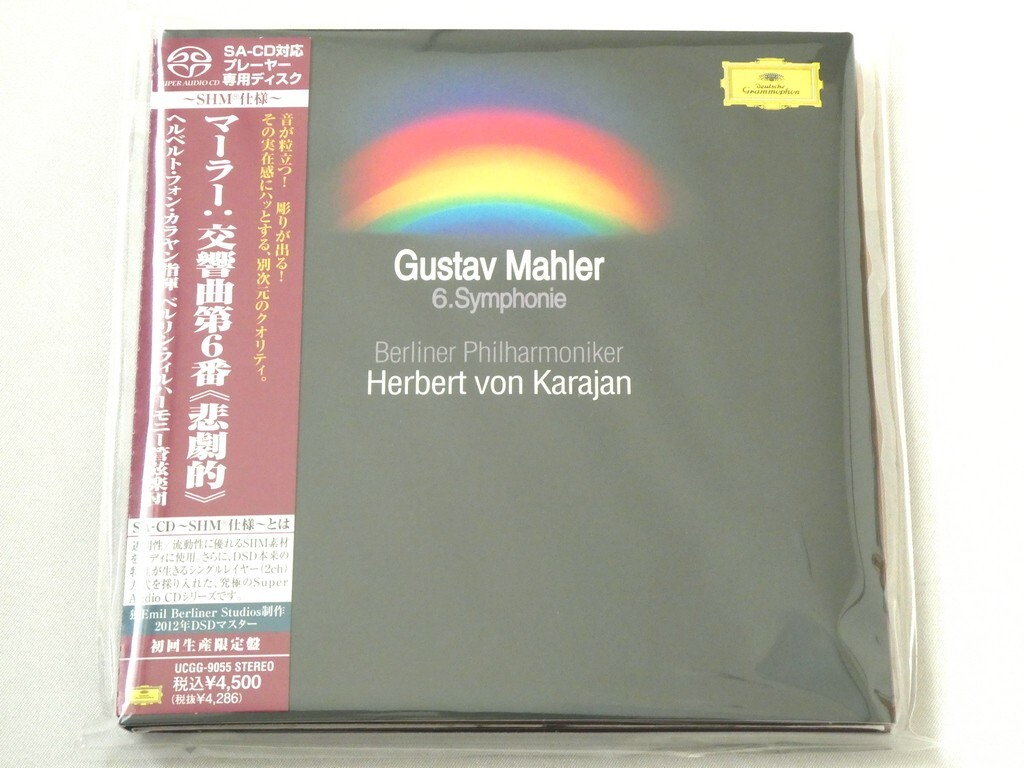 Karajan BPh Mahler Symphony No. 6 SHM-SACD Single Layer JAPAN