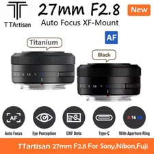 TTArtisan 27mm F2.8 Auto Focus Lens Mirrorless Cameras Lens Sony Nikon FujifilmX