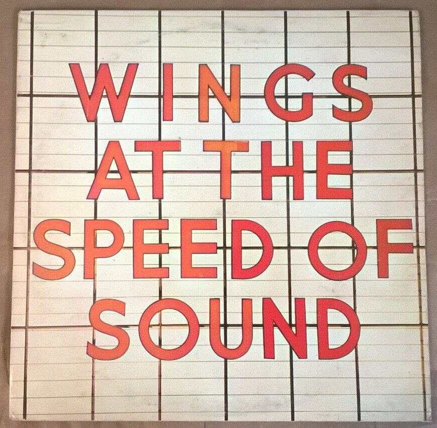 WINGS At The Speed Of Sound Vinyl VG/EX 1976 Stereo LP Record McCartney  Beatles