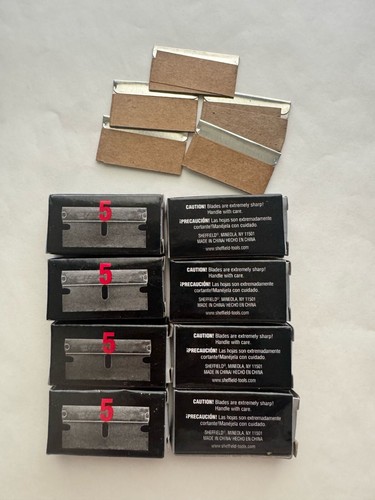 Sheffield Ersatzklinge, Set mit 9 Boxen (45 Klingen) - Bild 2 von 4