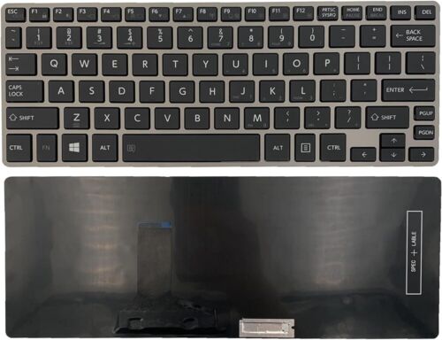 US English Keyboard for Toshiba Z30T-A1310 Z30-A1302 4B+NAJ05.001 NSK-V11BN - Zdjęcie 1 z 2