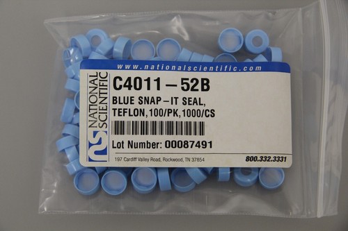 National Scientific C4011-5 Target SnapIts Lot Of 400 Tubes & 500 C4011-52B Lids - Picture 3 of 3