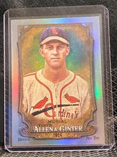 Stan Musial  2024 Allen & Ginter Hot Box Silver Portrait - Cardinals