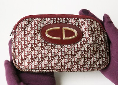Christian Dior Oblique CD Logo Pouch