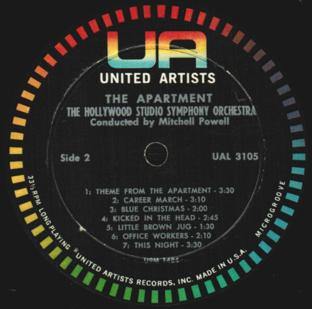 the apartment (adlph deutsch rare3点set) Adolph Deutsch - Music From The Motion Picture 