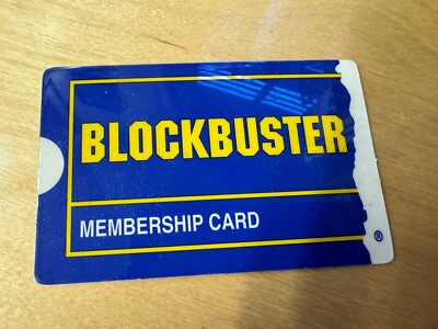 Brand New (Never Used) Blockbuster Video Card Circa 1990's, San Francisco 