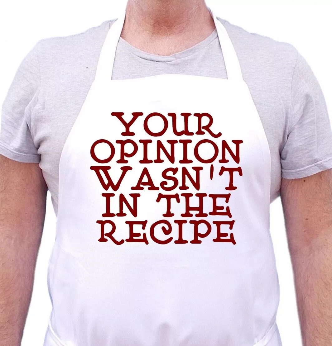 Novelty Funny Apron Last Time I Cooked Chef Kitchen Aprons by CoolAprons