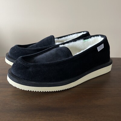 SUICOKE SSD-CoMab Black Loafers - Size 10