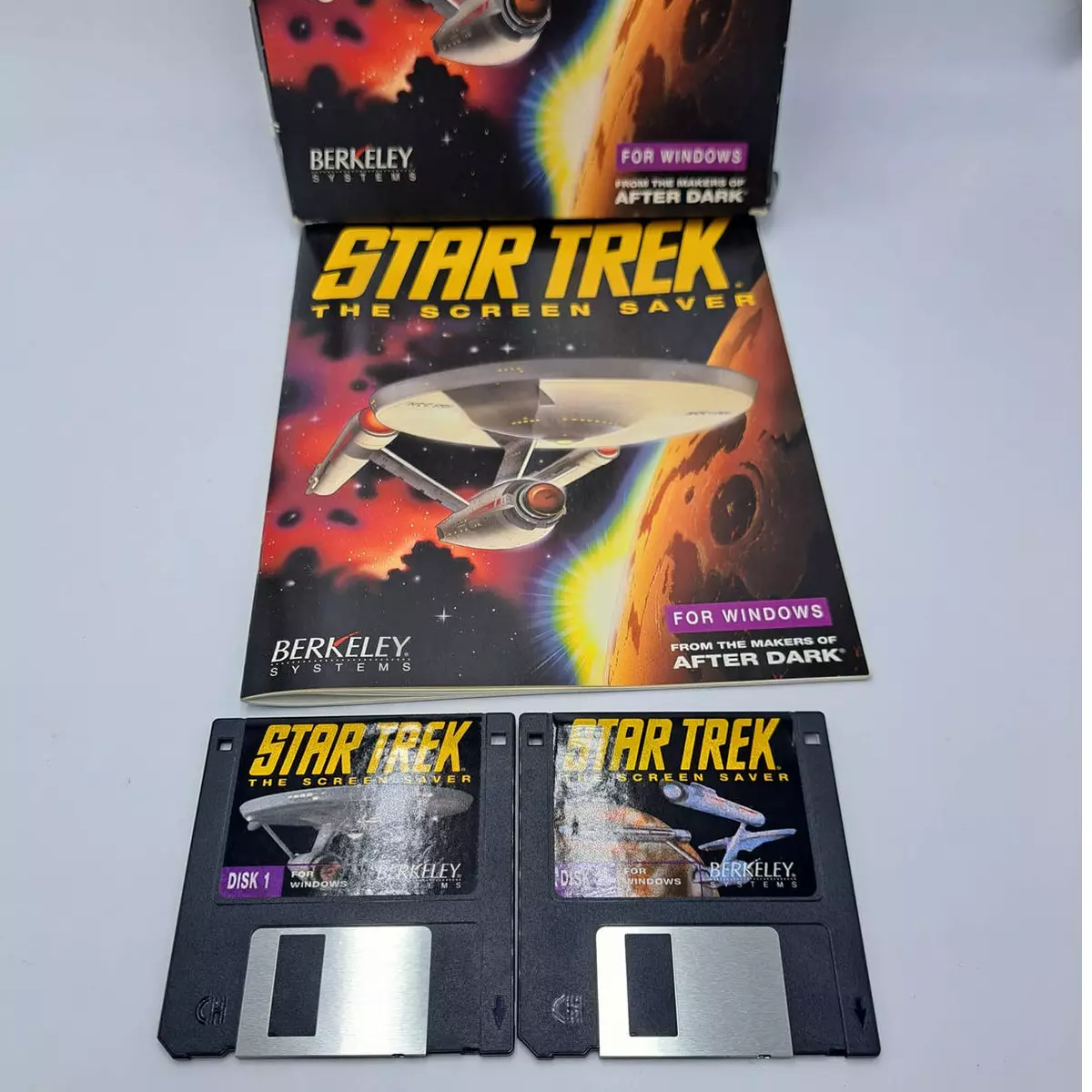 Star Trek The Screen Saver (Windows, 3.5 Disk) After Dark 1992