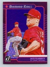 2021 Donruss Diamond Kings - Holo Purple  DK  #22 Jack Flaherty