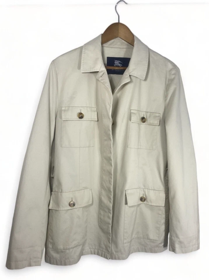 Chaqueta vintage Burberry London para mujer talla 48 color crema Foto 2 de 4
