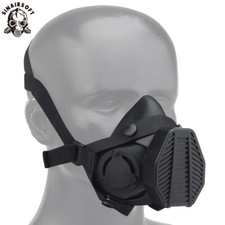 Tactical Respirator Gas Mask Half Face Facepiece Airsoft CS Mask Multi Function