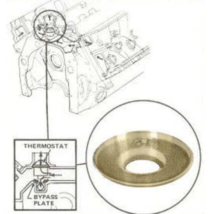 TrackBoss Thermostat 351c 302 351 Cleveland XY XA XB XC XD XE Ford Falcon GS GT - Picture 5 of 11