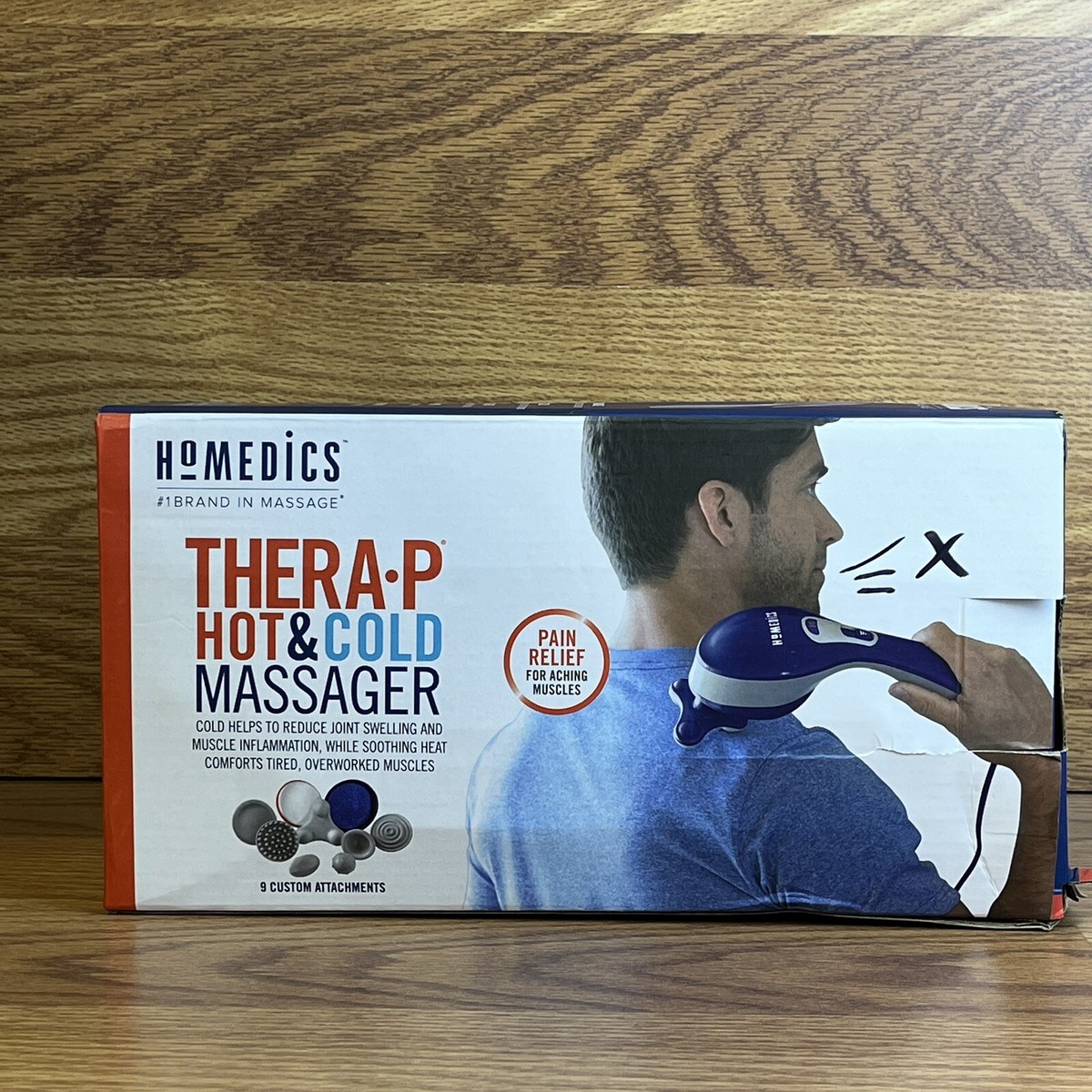 HoMedics Thera-P Hot & Cold Massager With 9 Attachments