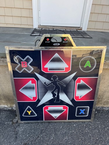 Intec Dance Revolution Metal Tournament Arcade Game Pad DDR PS2 XBOX Not TESTED