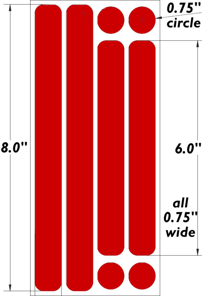 egrips Piece Anti-Slip Grip Kit for Laptop, Notebook, Tablet