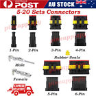 <!--F#f_0-->5-20 Sets 1/2/3/4/5/6 Pin Waterproof Automotive Electrical Wire Connectors Plug<!--F/-->