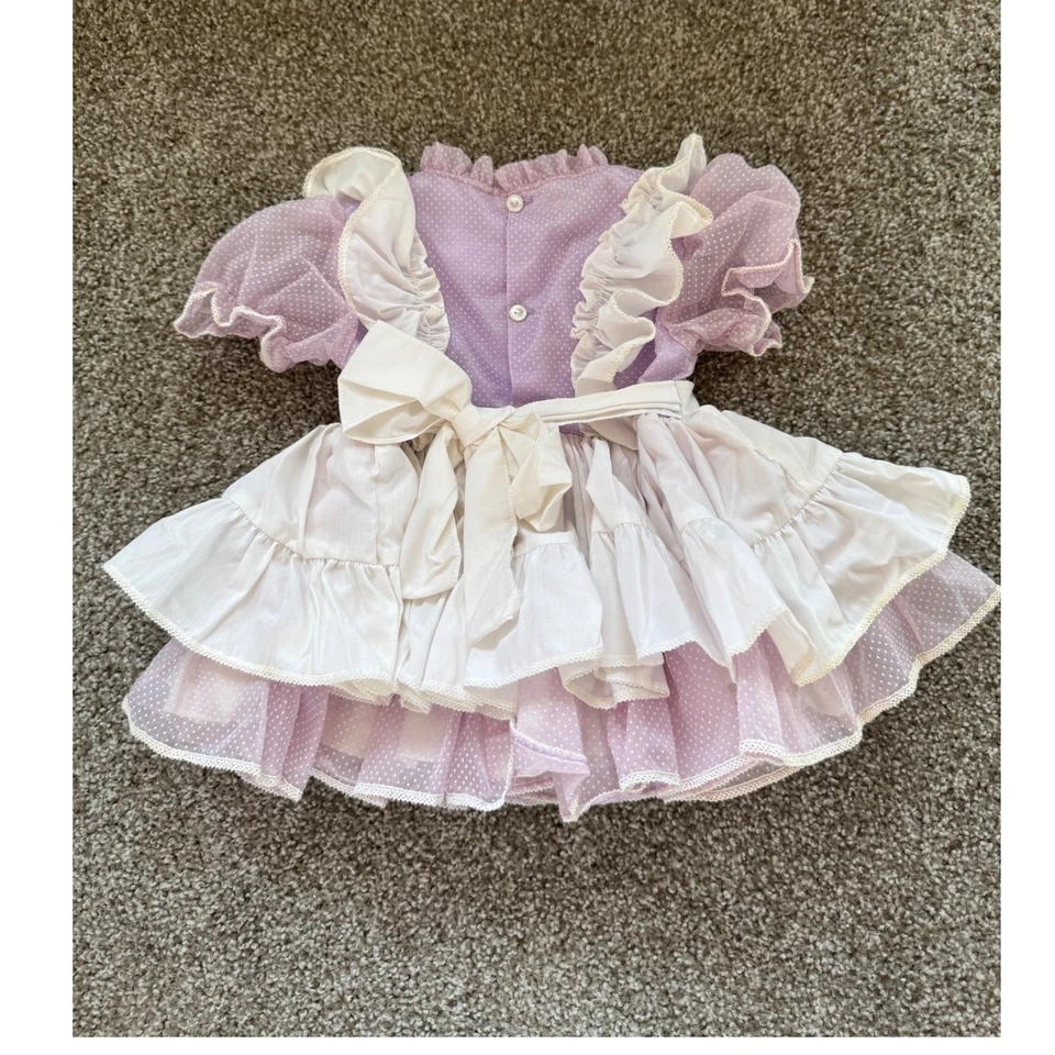 Имбирь Goody винтажный оборки платье в горошек платье ребенка ясельного возраста 3 y2 - Изображение 2 из 4