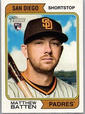 2023 Topps Heritage #154 Matthew Batten RC