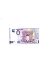 75008 Arc de Triomphe 2, 2022, Billet Euro Souvenir
