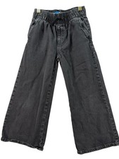 Old Navy Kids High-Rise Baggy Wide Leg Jeans Black Size S 6/7