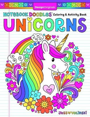 Notebook Doodles Unicorns - 9781497204423