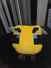Minecraft Bee Plush Backpack NEW Soft Toy Gamer Video Game Collectible Bag