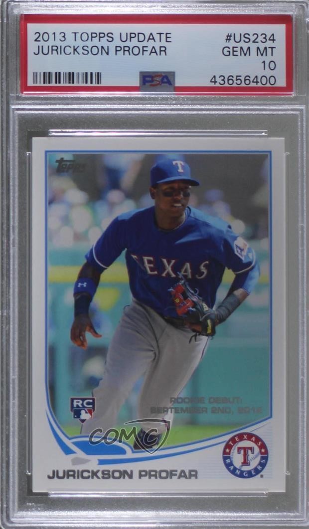 2013 Topps TOPPS UPDATE #US234 Jurickson Profar front