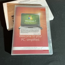 Windows 7 Home Premium OEM System Builder DVD COA No Activation Guarantee