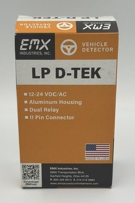 EMX LP D-TEK Low-Power Loop Detector 12   24 Volts AC/DC Fail safe